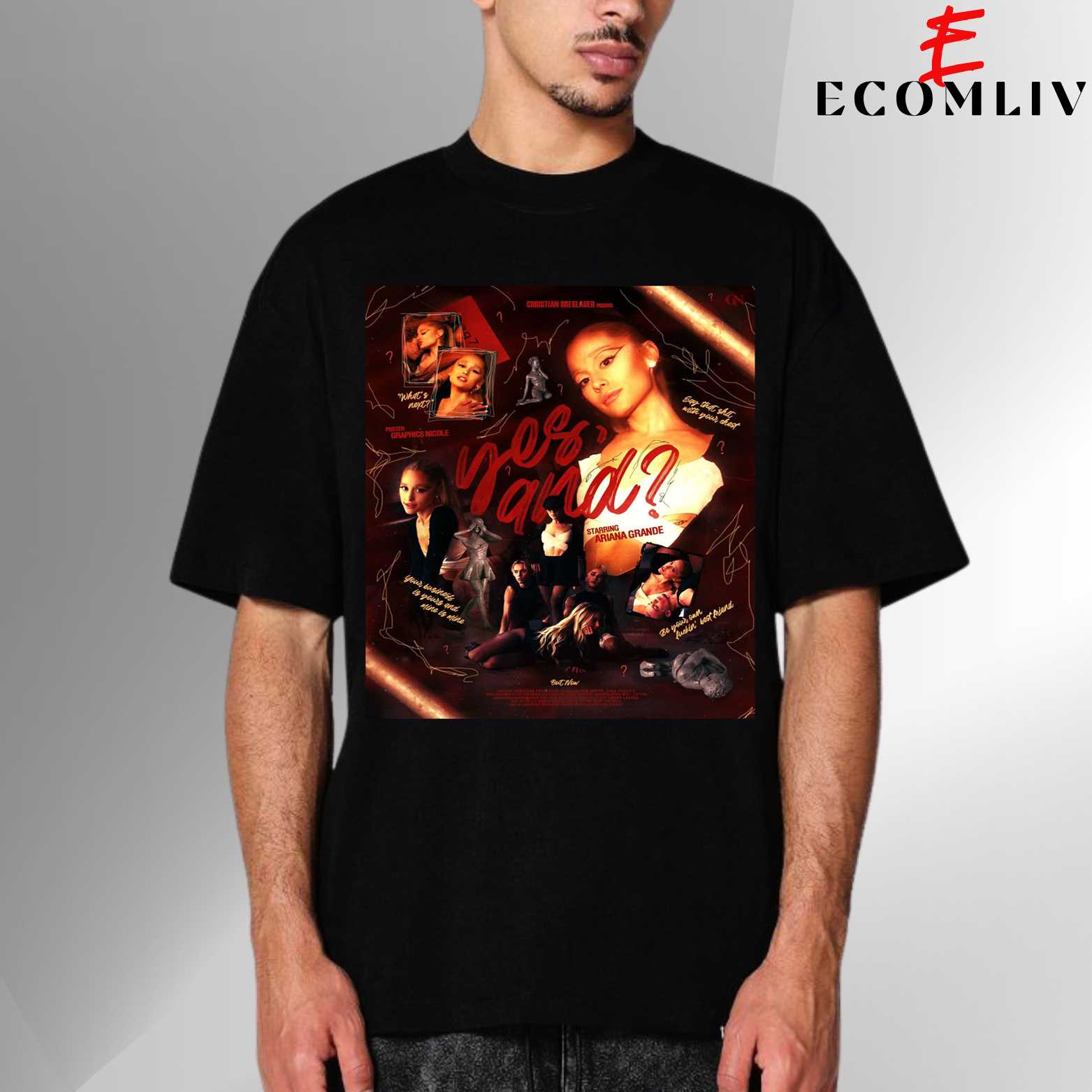 Ariana Grande Yes And T-Shirt, Unisex Streetwear Shirt